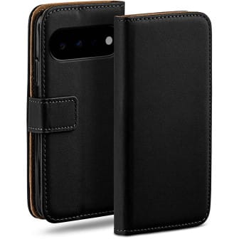 moex moex Book Case für Google Pixel 11 Klapphülle mit Kartenfach – Tiefschwarz