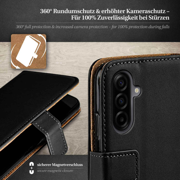 moex Book Case für Samsung Galaxy A17 5G Klapphülle mit Kartenfach – Weiteres Produktbild 3 moex Book Case für Samsung Galaxy A17 5G Klapphülle mit Kartenfach – Weiteres Produktbild 3
