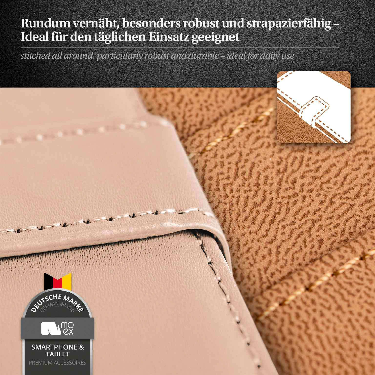 moex Book Case für Samsung Galaxy A56 5G Klapphülle mit Kartenfach – Weiteres Produktbild 5