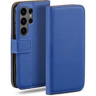 moex Book Case für Samsung Galaxy S26 Ultra Klapphülle mit Kartenfach – Marineblau