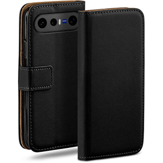 moex moex Book Case für vivo X300 FE Klapphülle mit Kartenfach – Tiefschwarz