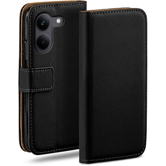 moex Book Case für Poco X8 Pro Klapphülle mit Kartenfach – Tiefschwarz moex Book Case für Poco X8 Pro Klapphülle mit Kartenfach – Tiefschwarz