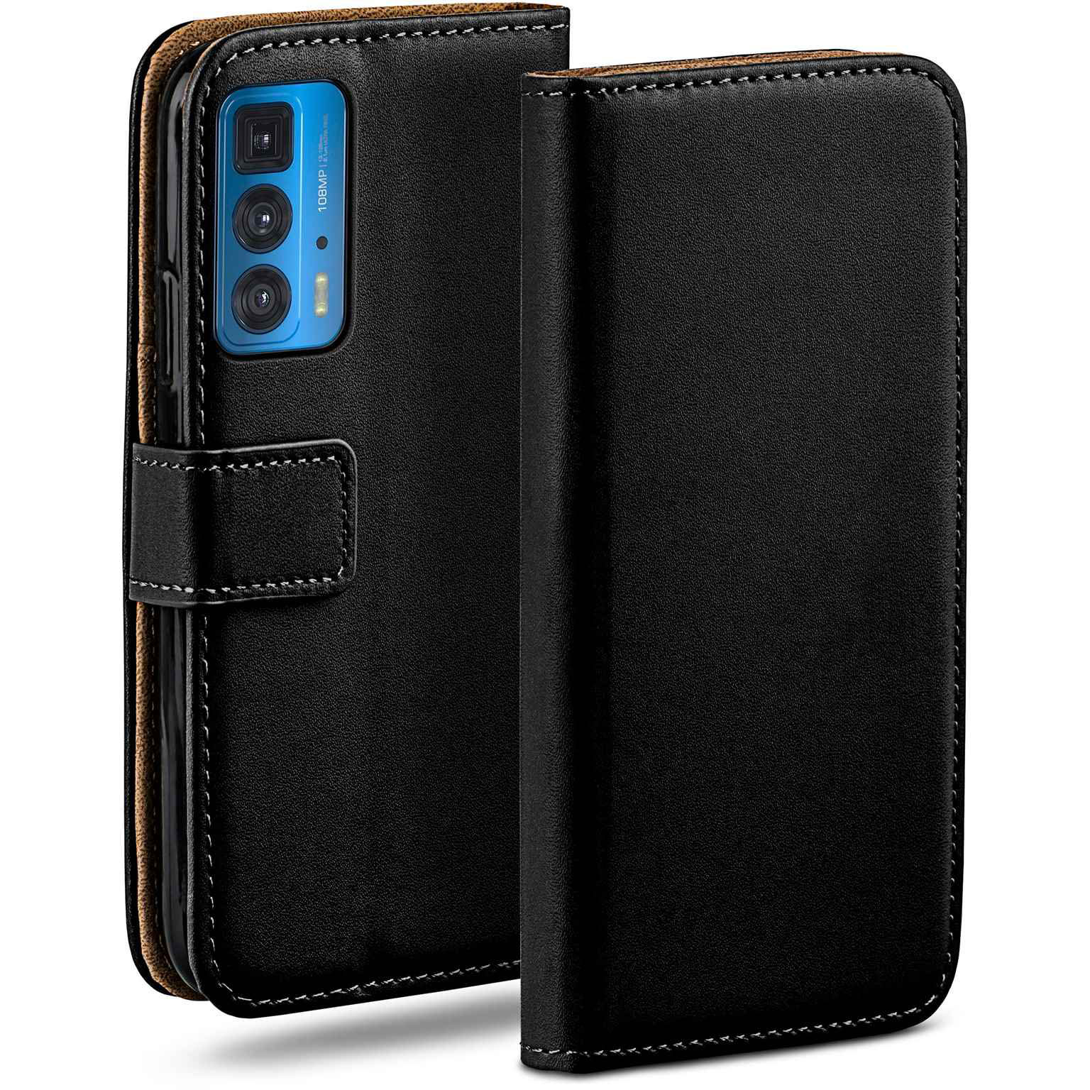 moex Book Case für Motorola Edge 20 Pro Klapphülle mit Kartenfach – undefined