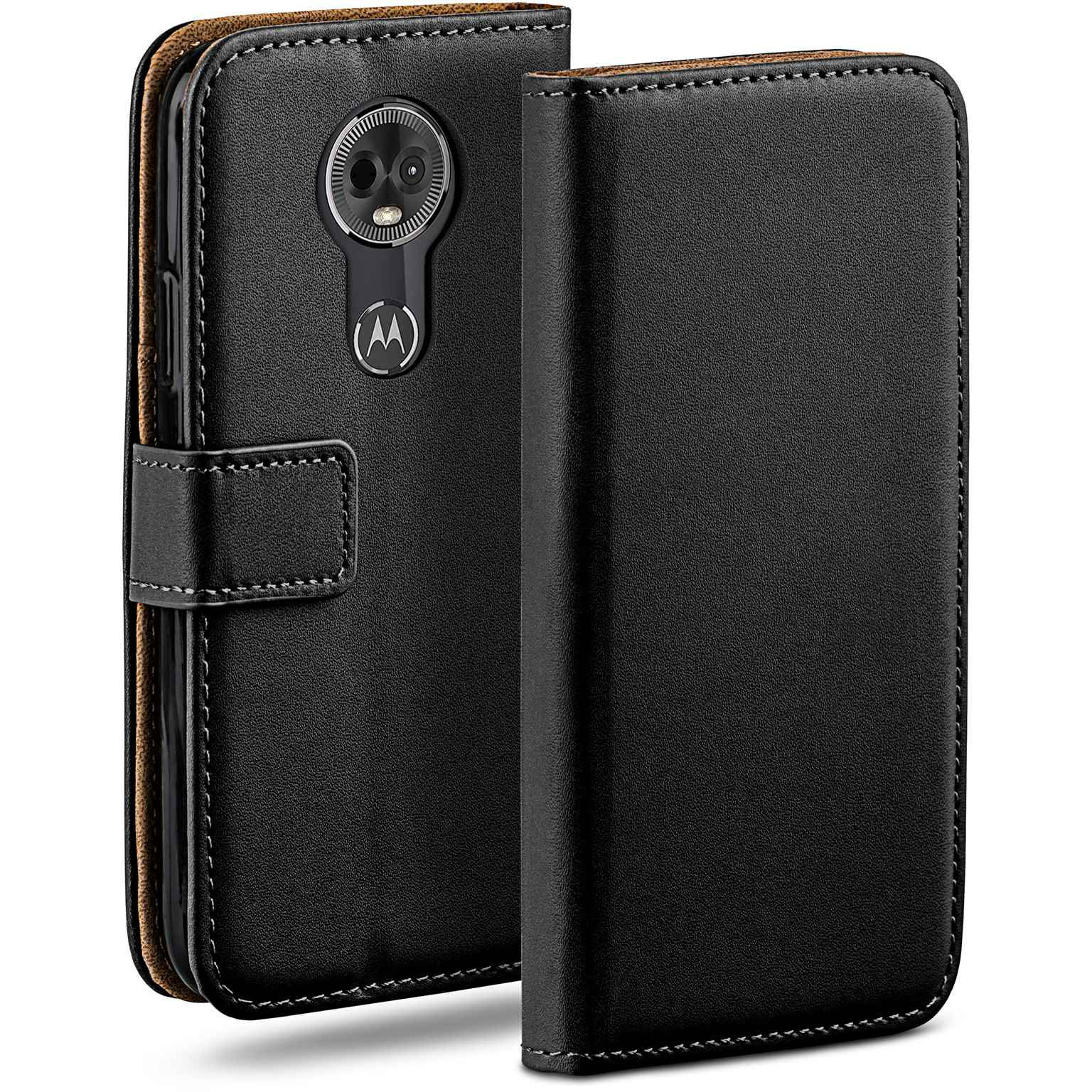 moex Book Case für Motorola Moto E5 Plus Klapphülle mit Kartenfach – undefined