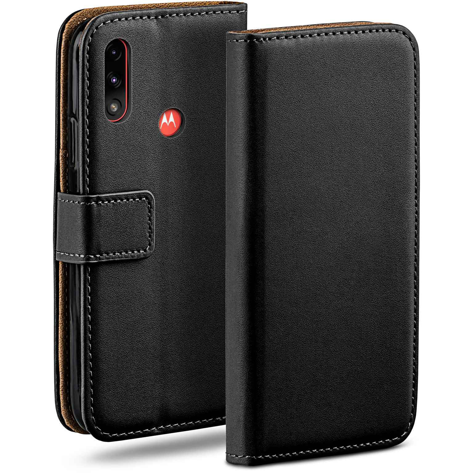 moex Book Case für Motorola Moto E7i Power Klapphülle mit Kartenfach – undefined
