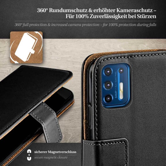 moex Book Case für Motorola Moto G9 Plus Klapphülle mit Kartenfach – Weiteres Produktbild 3 moex Book Case für Motorola Moto G9 Plus Klapphülle mit Kartenfach – Weiteres Produktbild 3