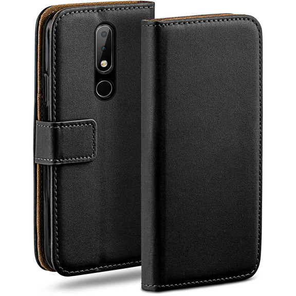moex Book Case für Nokia 6.1 Plus Klapphülle mit Kartenfach – Weiteres Produktbild 1