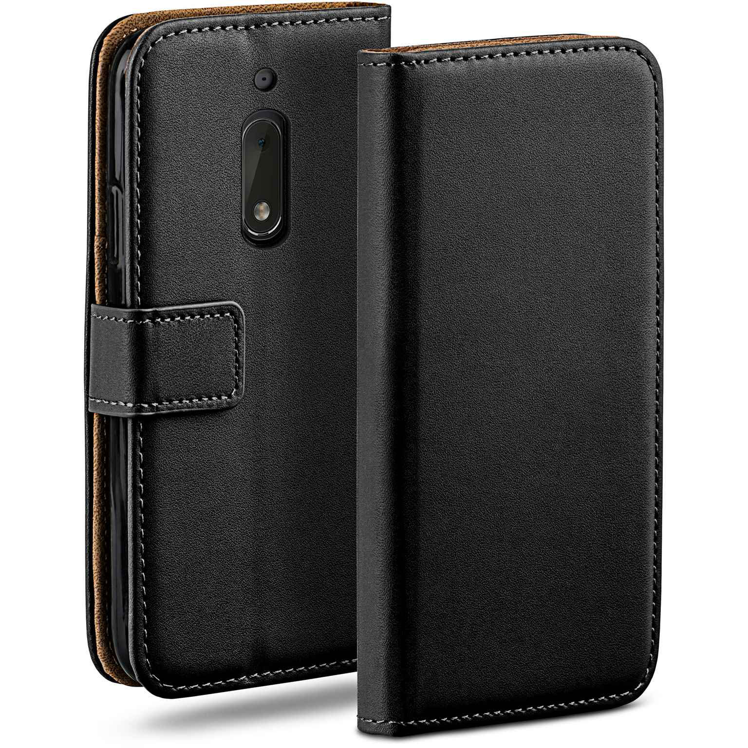 moex Book Case für Nokia 6 Klapphülle mit Kartenfach – undefined
