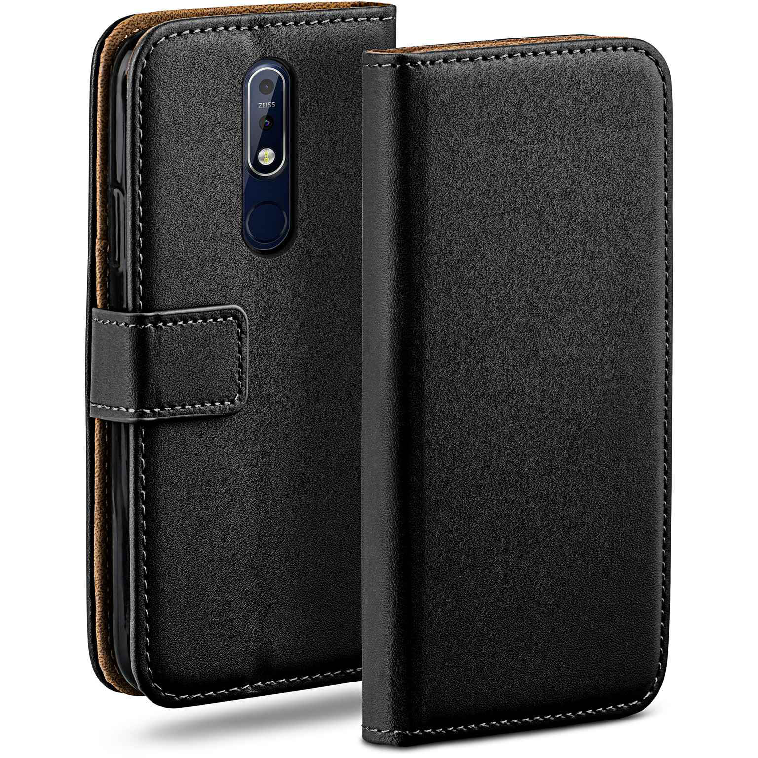 moex Book Case für Nokia 7.1 Klapphülle mit Kartenfach – undefined