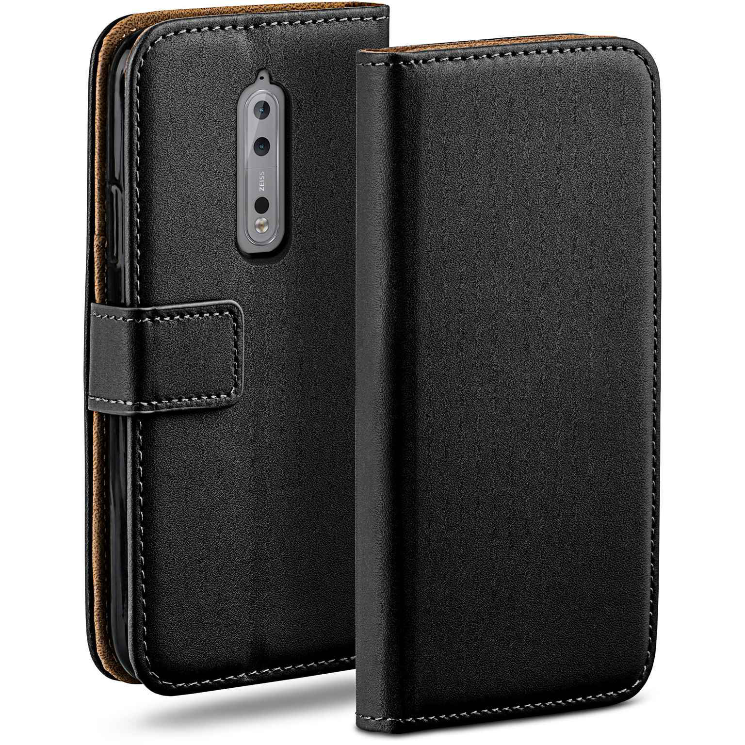 moex Book Case für Nokia 8 Klapphülle mit Kartenfach – undefined
