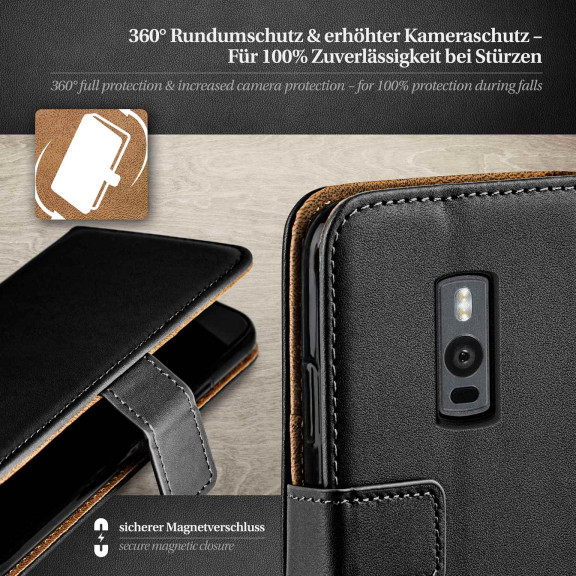 moex Book Case für OnePlus 2 Klapphülle mit Kartenfach – Weiteres Produktbild 3
