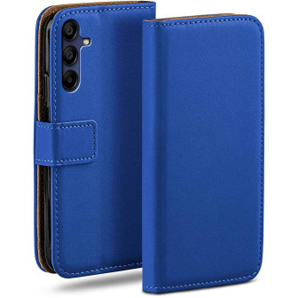 moex moex Book Case für Samsung Galaxy A15 (4G) Klapphülle mit Kartenfach – Royal-Blue
