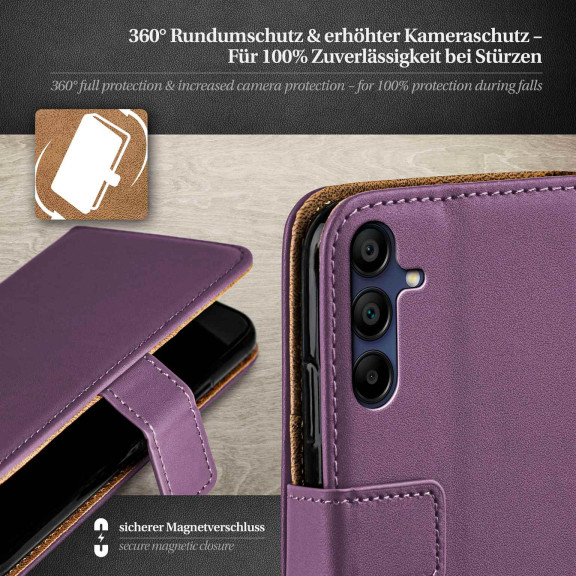 moex Book Case für Samsung Galaxy A15 (4G) Klapphülle mit Kartenfach – Weiteres Produktbild 3 moex Book Case für Samsung Galaxy A15 (4G) Klapphülle mit Kartenfach – Weiteres Produktbild 3