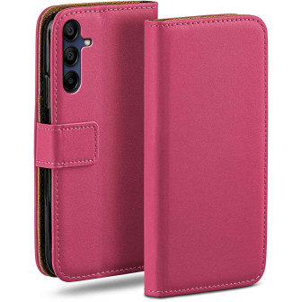 moex Book Case für Samsung Galaxy A15 (4G) Klapphülle mit Kartenfach – Berry-Fuchsia moex Book Case für Samsung Galaxy A15 (4G) Klapphülle mit Kartenfach – Berry-Fuchsia
