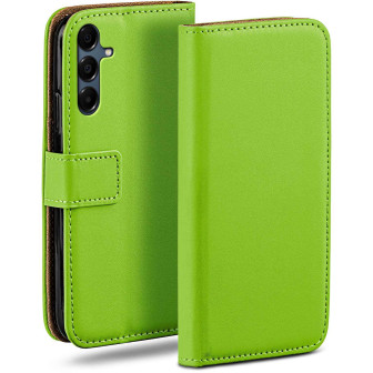 moex moex Book Case für Samsung Galaxy A16 5G Klapphülle mit Kartenfach – Limette
