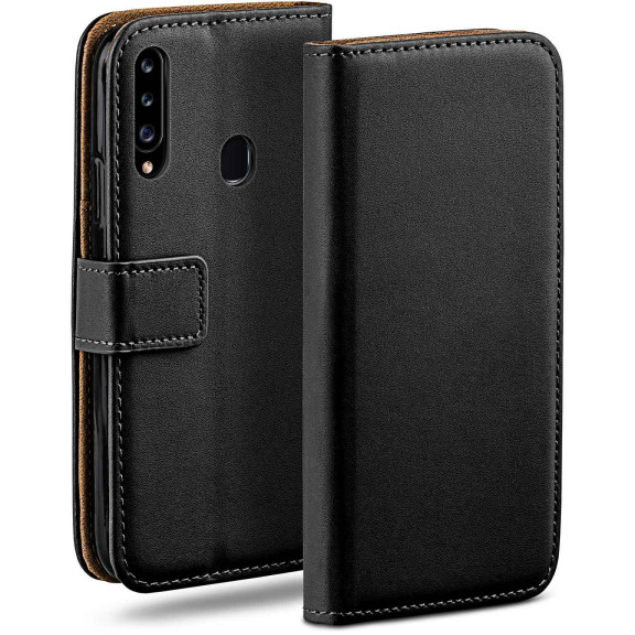 moex Book Case für Samsung Galaxy A20s Klapphülle mit Kartenfach – Weiteres Produktbild 1