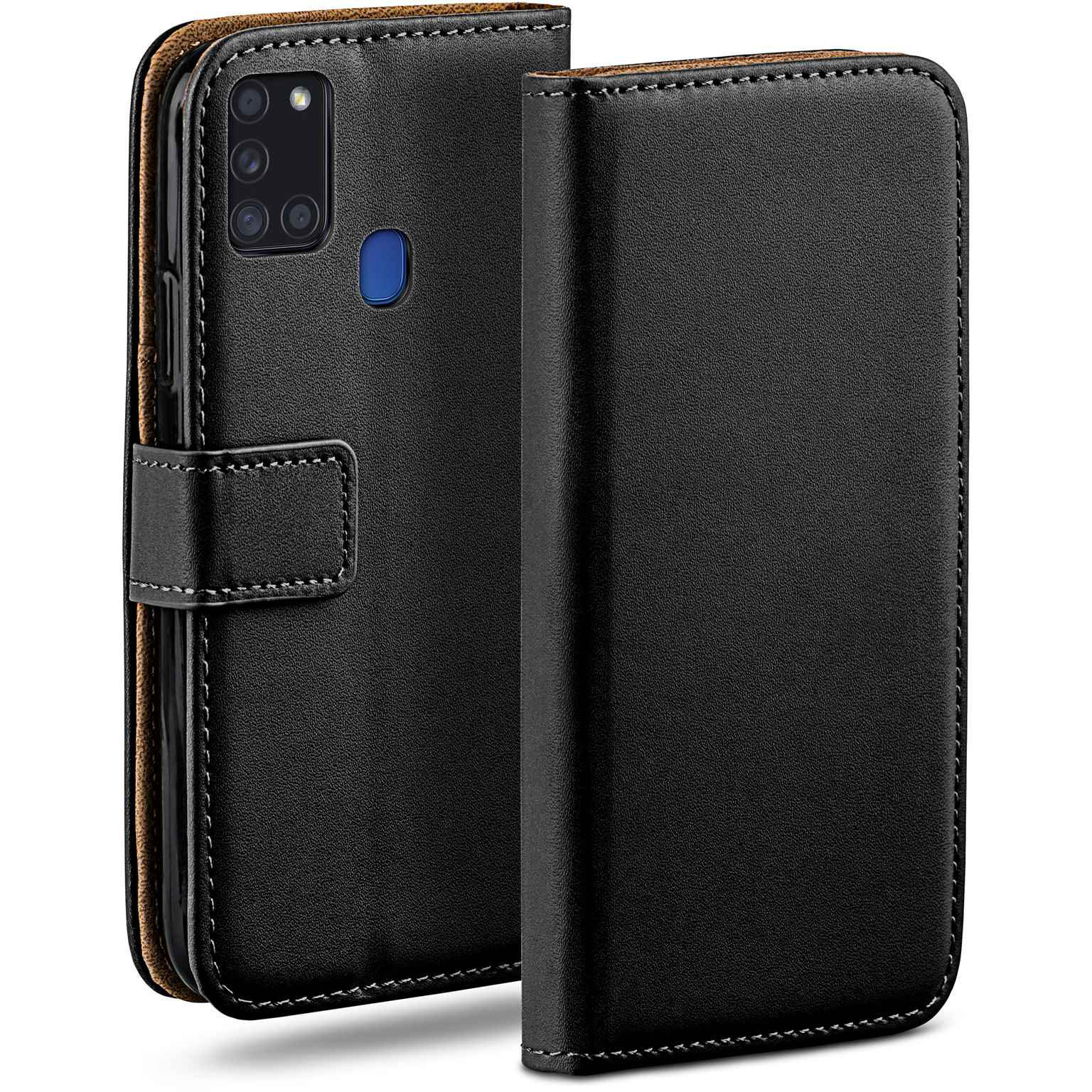 moex Book Case für Samsung Galaxy A21s Klapphülle mit Kartenfach – undefined