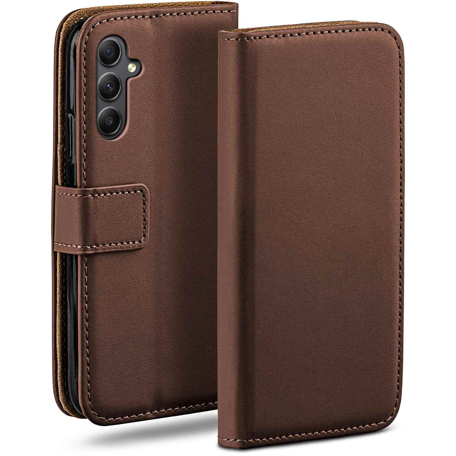 moex Book Case für Samsung Galaxy A34 5G Klapphülle mit Kartenfach – Weiteres Produktbild 1