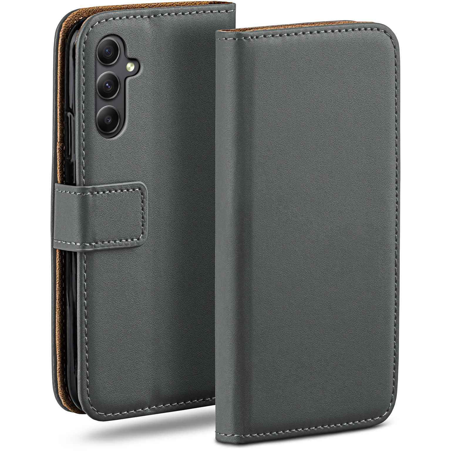moex Book Case für Samsung Galaxy A34 5G Klapphülle mit Kartenfach – Weiteres Produktbild 1