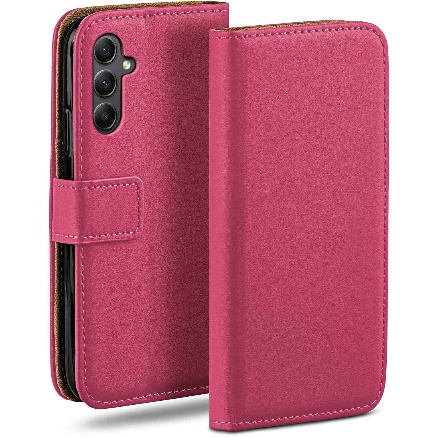 moex Book Case für Samsung Galaxy A34 5G Klapphülle mit Kartenfach – Weiteres Produktbild 1