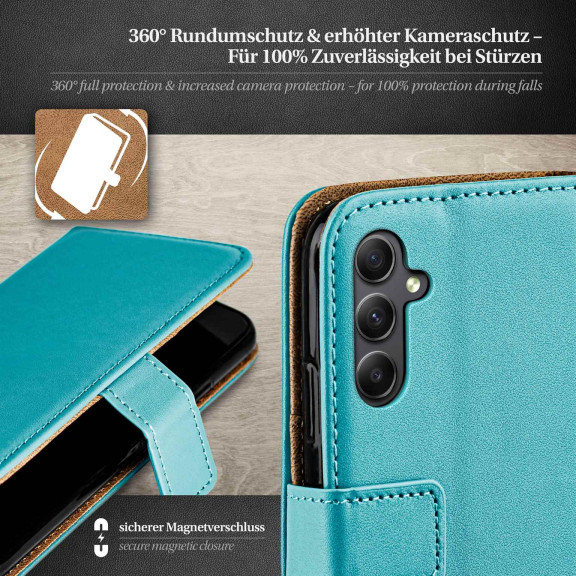 moex Book Case für Samsung Galaxy A34 5G Klapphülle mit Kartenfach – Weiteres Produktbild 3 moex Book Case für Samsung Galaxy A34 5G Klapphülle mit Kartenfach – Weiteres Produktbild 3