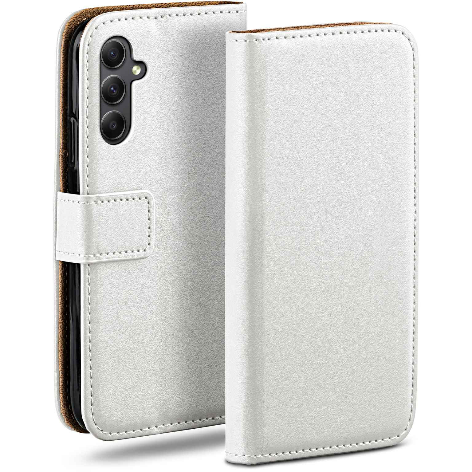 moex Book Case für Samsung Galaxy A34 5G Klapphülle mit Kartenfach – Weiteres Produktbild 1