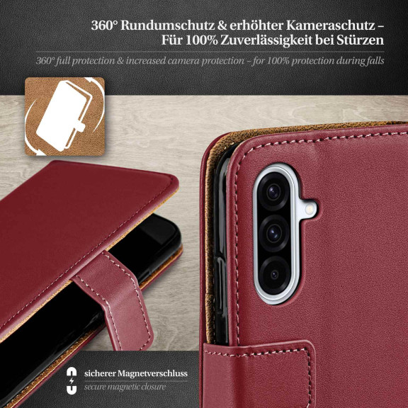 moex Book Case für Samsung Galaxy A36 5G Klapphülle mit Kartenfach – Weiteres Produktbild 3