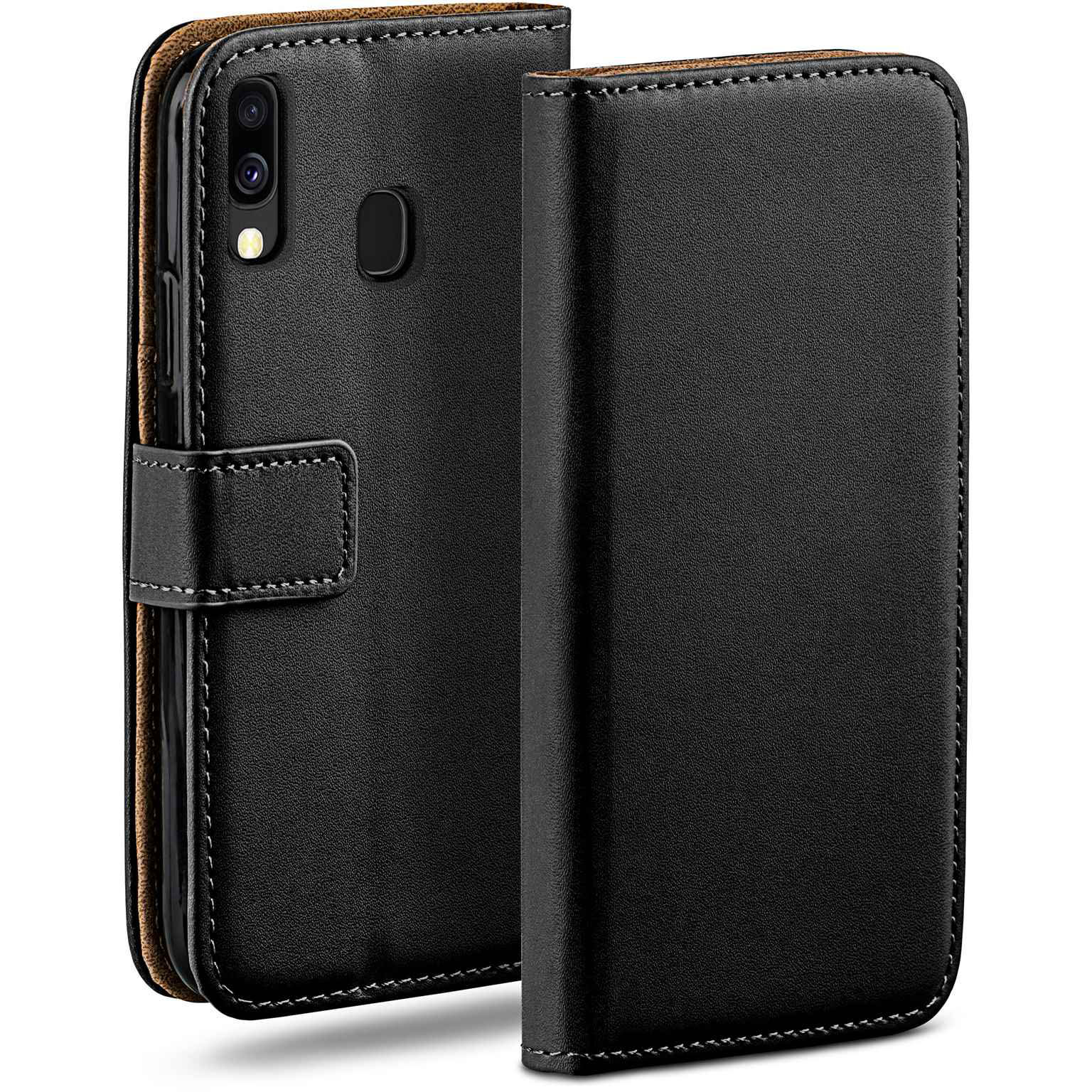 moex Book Case für Samsung Galaxy A40 Klapphülle mit Kartenfach – undefined