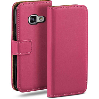 moex moex Book Case für Samsung Galaxy A5 (2016) Klapphülle mit Kartenfach – Berry-Fuchsia