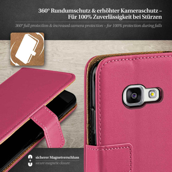 moex Book Case für Samsung Galaxy A5 (2016) Klapphülle mit Kartenfach – Weiteres Produktbild 3