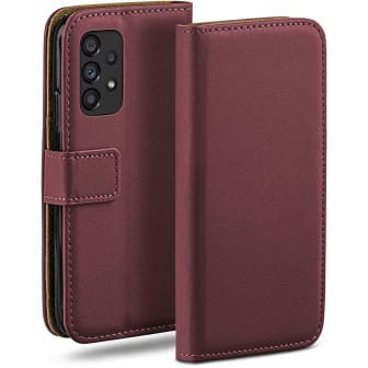 moex Book Case für Samsung Galaxy A53 5G Klapphülle mit Kartenfach – Maroon-Red moex Book Case für Samsung Galaxy A53 5G Klapphülle mit Kartenfach – Maroon-Red