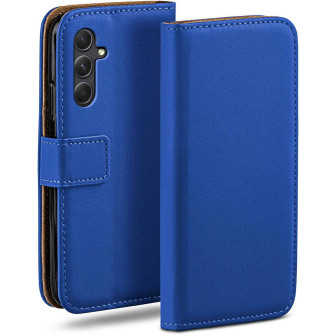 moex moex Book Case für Samsung Galaxy A54 5G Klapphülle mit Kartenfach – Royal-Blue