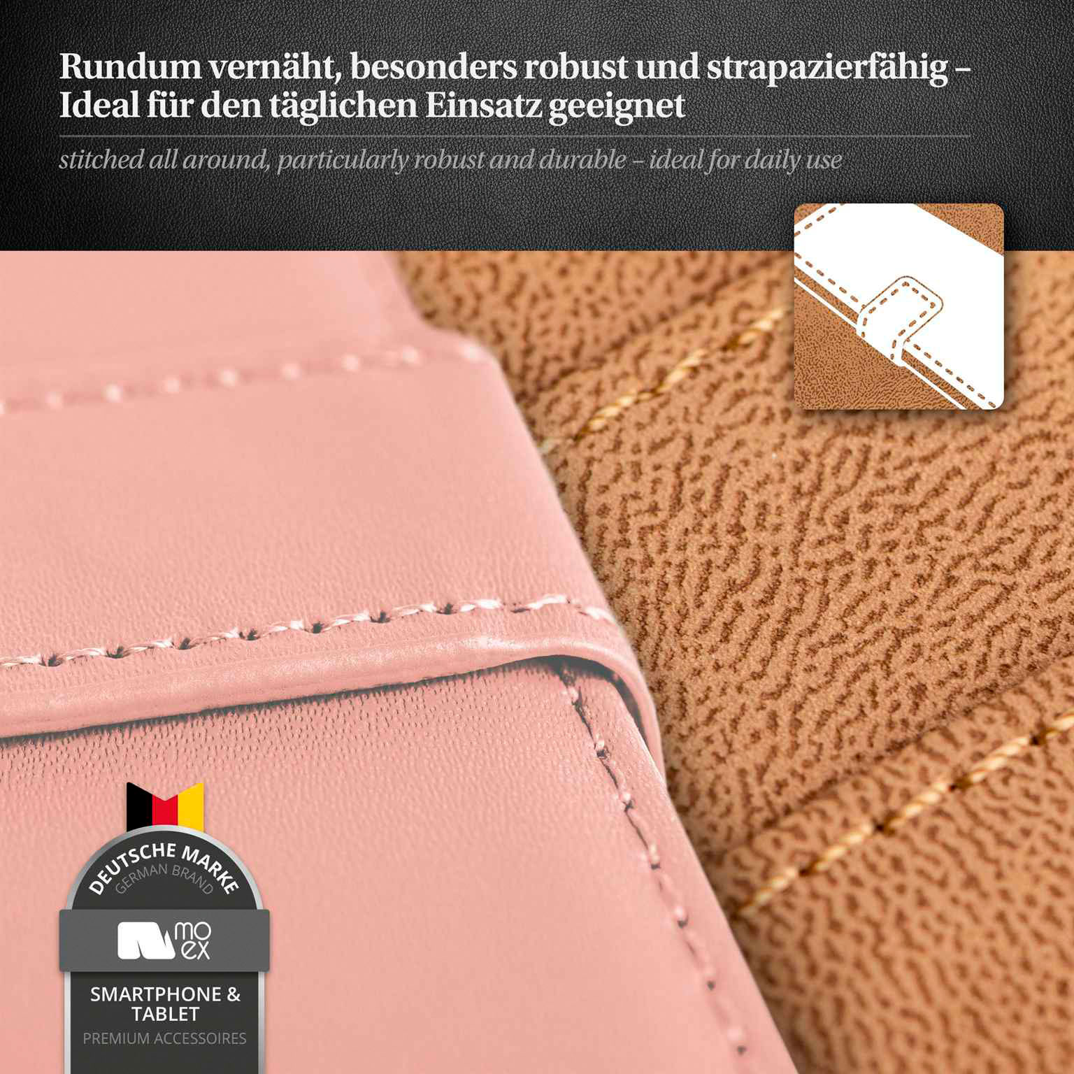 moex Book Case für Samsung Galaxy A56 5G Klapphülle mit Kartenfach – Weiteres Produktbild 6