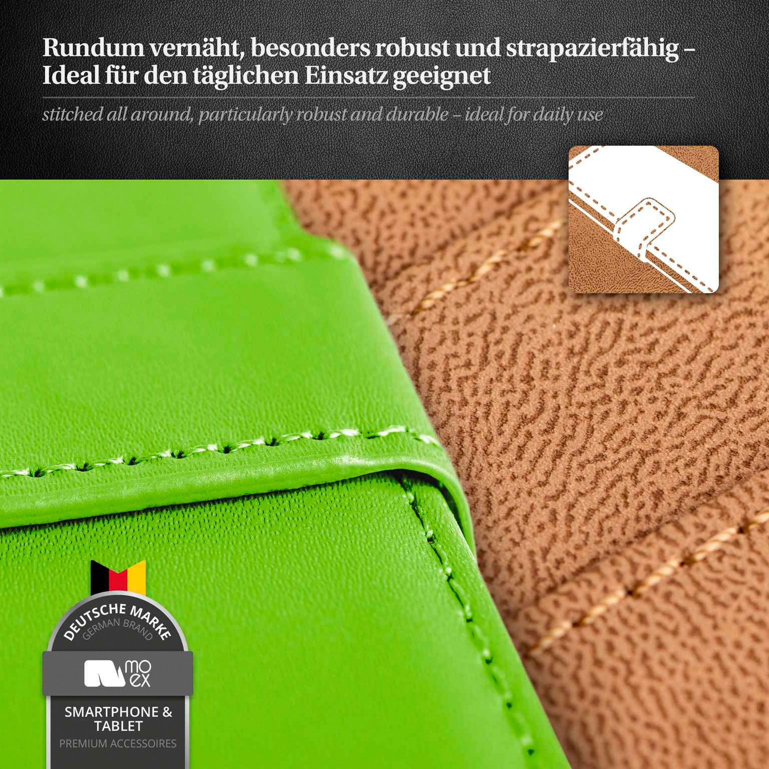 moex Book Case für Samsung Galaxy A56 5G Klapphülle mit Kartenfach – Weiteres Produktbild 6