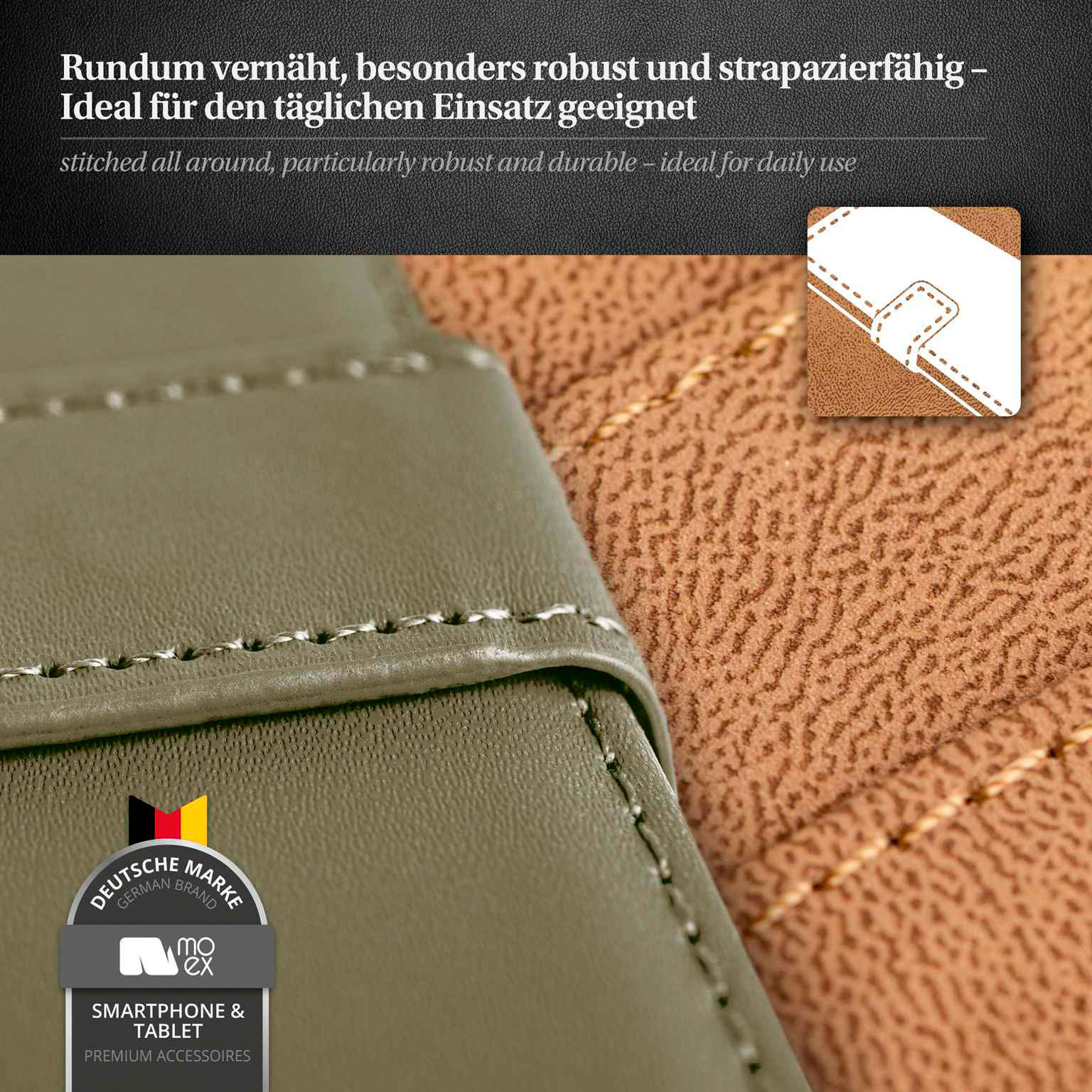 moex Book Case für Samsung Galaxy A56 5G Klapphülle mit Kartenfach – Weiteres Produktbild 6
