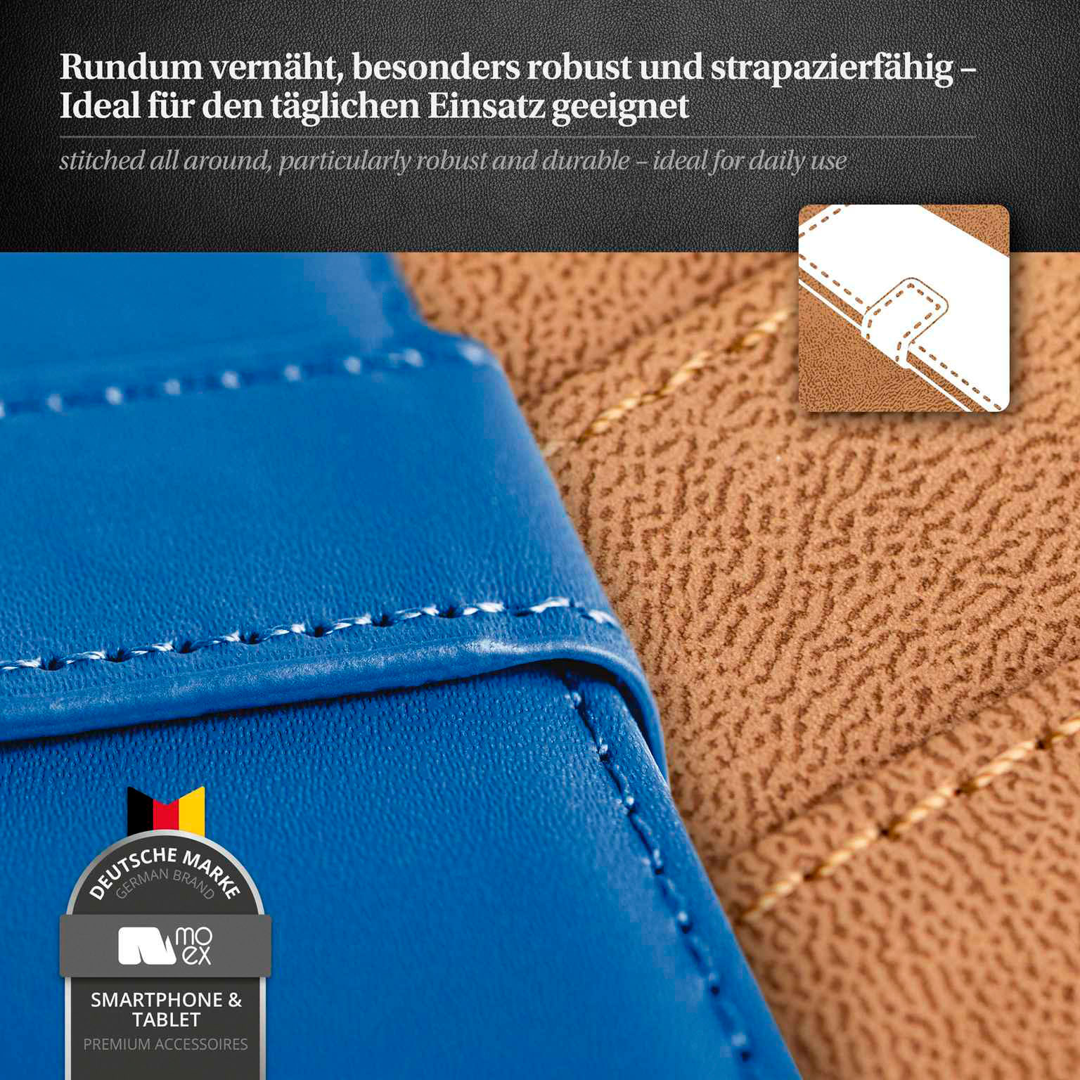 moex Book Case für Samsung Galaxy A56 5G Klapphülle mit Kartenfach – Weiteres Produktbild 6