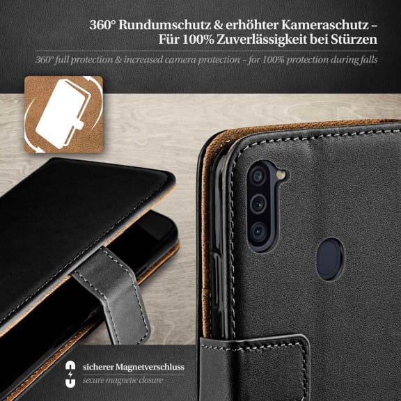 moex Book Case für Samsung Galaxy M11 Klapphülle mit Kartenfach – Weiteres Produktbild 3 moex Book Case für Samsung Galaxy M11 Klapphülle mit Kartenfach – Weiteres Produktbild 3