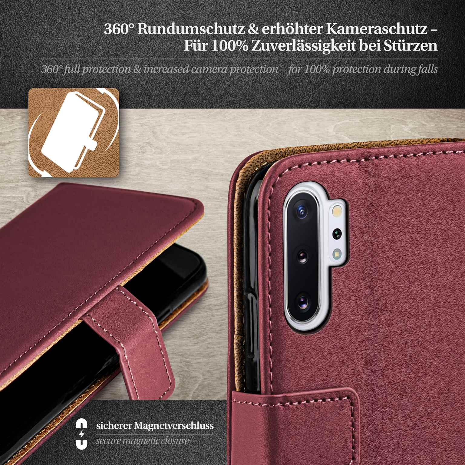 moex Book Case für Samsung Galaxy Note 10 Plus 5G Klapphülle mit Kartenfach – Weiteres Produktbild 3 moex Book Case für Samsung Galaxy Note 10 Plus 5G Klapphülle mit Kartenfach – Weiteres Produktbild 3