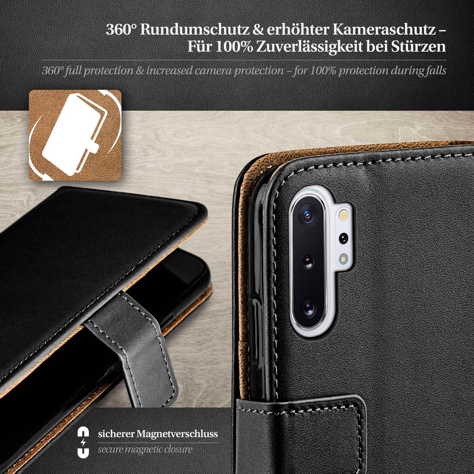 moex Book Case für Samsung Galaxy Note 10 Plus 5G Klapphülle mit Kartenfach – Weiteres Produktbild 3 moex Book Case für Samsung Galaxy Note 10 Plus 5G Klapphülle mit Kartenfach – Weiteres Produktbild 3