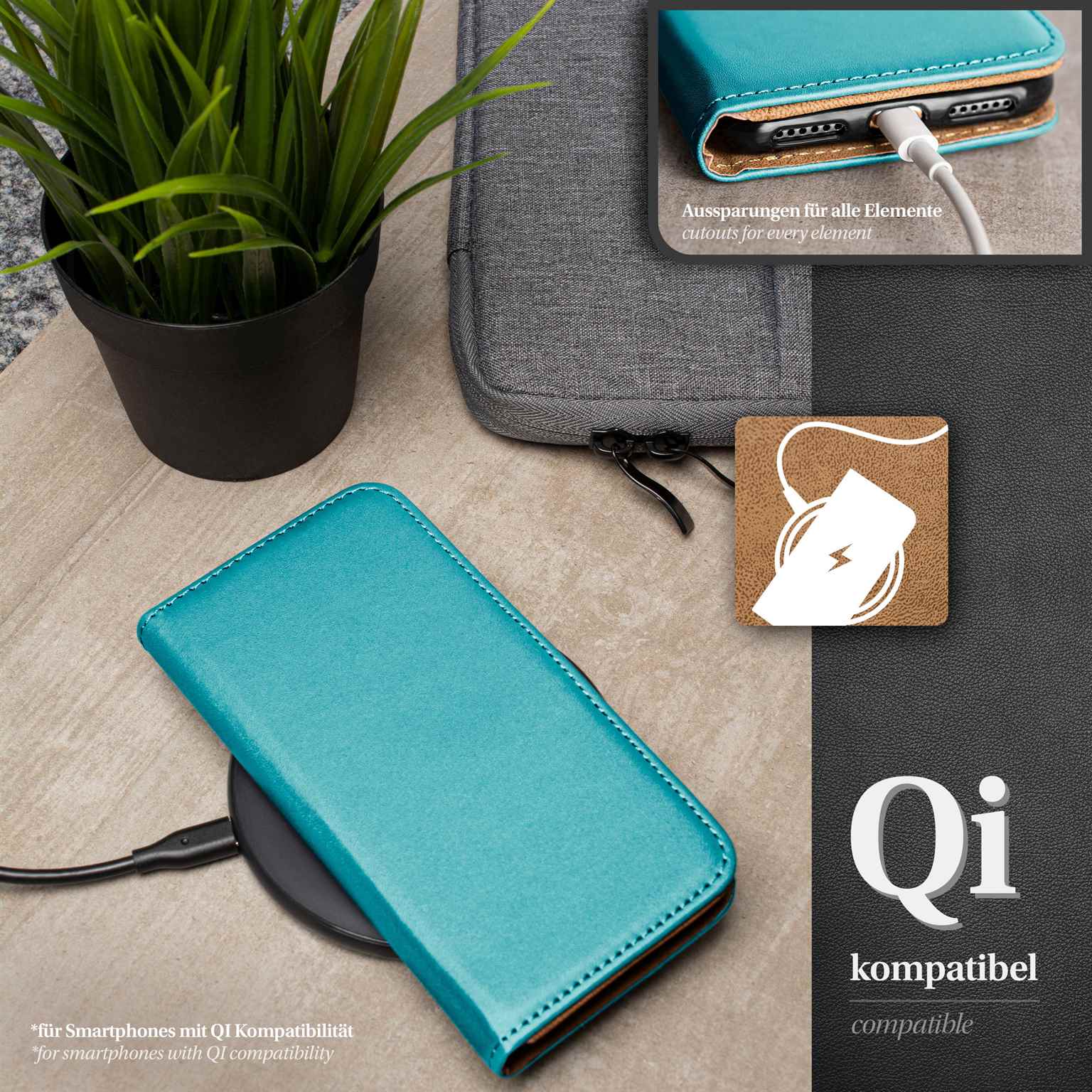 moex Book Case für Samsung Galaxy Note 3 Klapphülle mit Kartenfach – Weiteres Produktbild 5