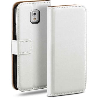 moex Book Case für Samsung Galaxy Note 3 Klapphülle mit Kartenfach – Pearl-White moex Book Case für Samsung Galaxy Note 3 Klapphülle mit Kartenfach – Pearl-White