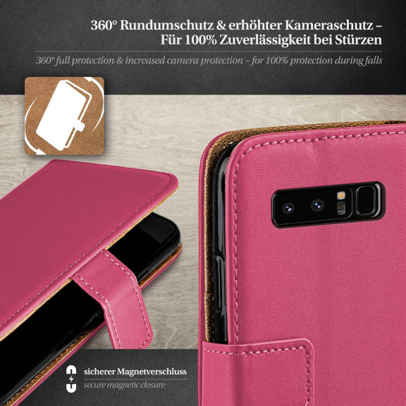moex Book Case für Samsung Galaxy Note 8 Klapphülle mit Kartenfach – Weiteres Produktbild 3 moex Book Case für Samsung Galaxy Note 8 Klapphülle mit Kartenfach – Weiteres Produktbild 3