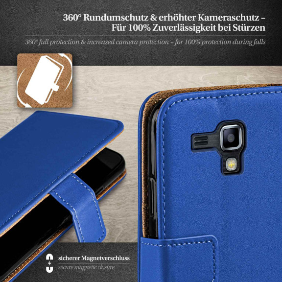 moex Book Case für Samsung Galaxy S Duos 2 Klapphülle mit Kartenfach – Weiteres Produktbild 3