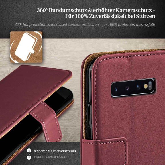 moex Book Case für Samsung Galaxy S10 Plus Klapphülle mit Kartenfach – Weiteres Produktbild 3 moex Book Case für Samsung Galaxy S10 Plus Klapphülle mit Kartenfach – Weiteres Produktbild 3