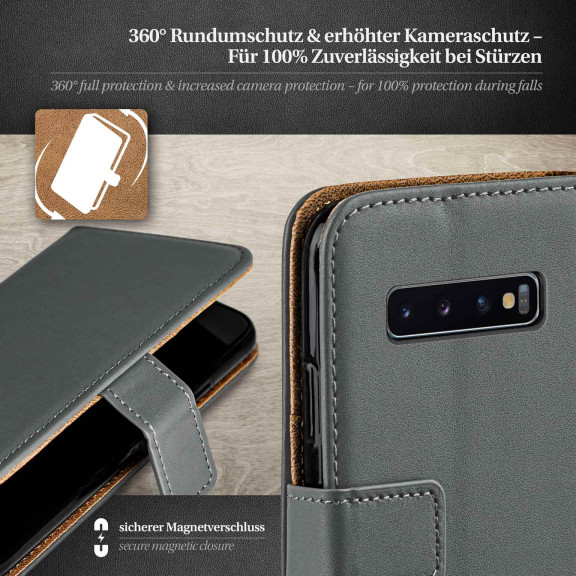 moex Book Case für Samsung Galaxy S10 Plus Klapphülle mit Kartenfach – Weiteres Produktbild 3 moex Book Case für Samsung Galaxy S10 Plus Klapphülle mit Kartenfach – Weiteres Produktbild 3