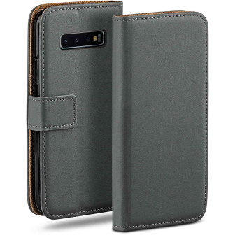 moex Book Case für Samsung Galaxy S10 Klapphülle mit Kartenfach – Anthracite-Gray moex Book Case für Samsung Galaxy S10 Klapphülle mit Kartenfach – Anthracite-Gray