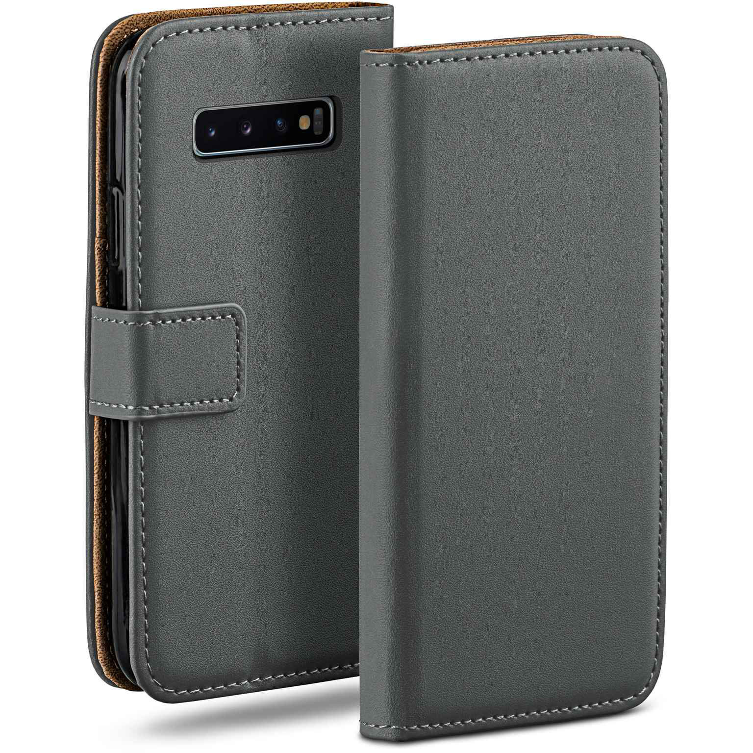 moex Book Case für Samsung Galaxy S10 Klapphülle mit Kartenfach Hauptbild