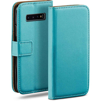 moex Book Case für Samsung Galaxy S10 Klapphülle mit Kartenfach – Aqua-Cyan moex Book Case für Samsung Galaxy S10 Klapphülle mit Kartenfach – Aqua-Cyan
