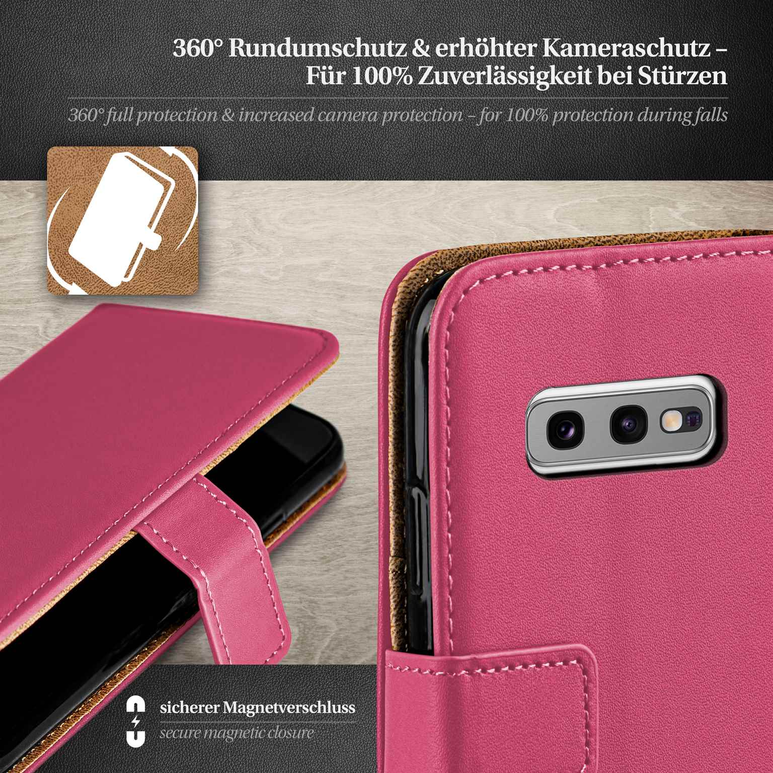 moex Book Case für Samsung Galaxy S10e Klapphülle mit Kartenfach – Weiteres Produktbild 3 moex Book Case für Samsung Galaxy S10e Klapphülle mit Kartenfach – Weiteres Produktbild 3