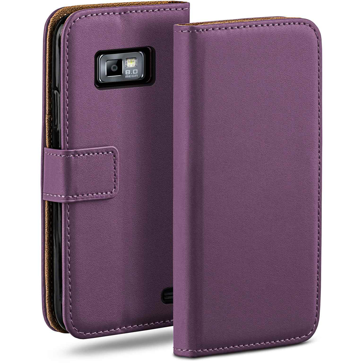 moex Book Case für Samsung Galaxy S2 Klapphülle mit Kartenfach – undefined